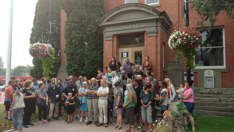 Citizens protest decision to close Whispers of Hope