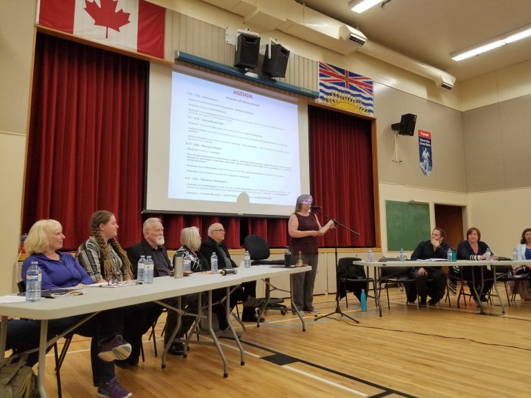 Community meeting sees packed crowd