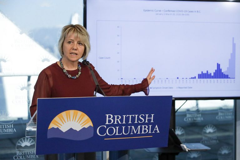 B.C. Health Officer Details Provincial Testing Strategy