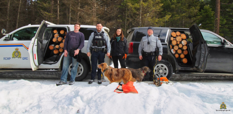 Midway RCMP warm the hearth of elderly woman