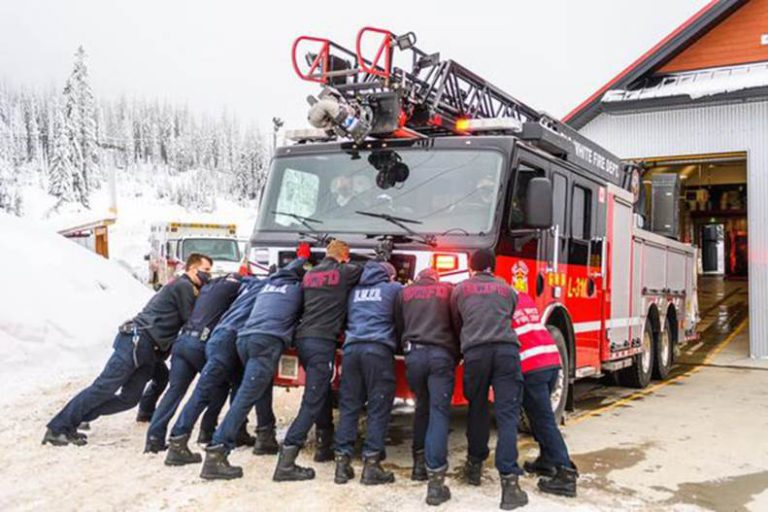 Big White’s big red truck arrives