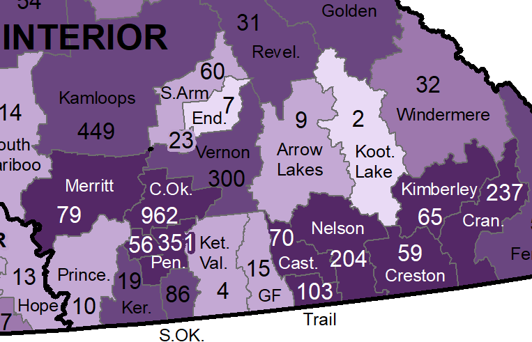 Boundary COVID numbers see small decline