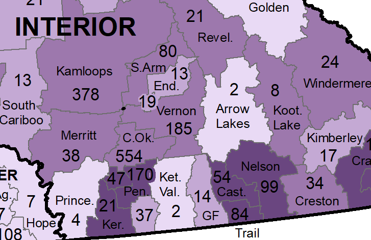 New Boundary COVID cases down by almost half