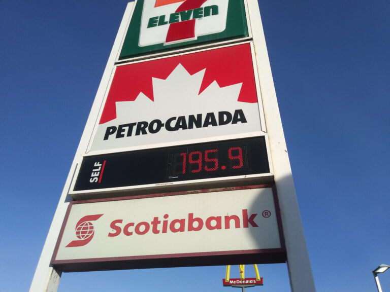 West Kootenay/Boundary gas prices averaging 195.9 cents per litre