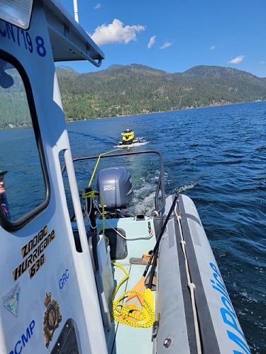 Stranded Sea-Dooer rescued on Christina Lake