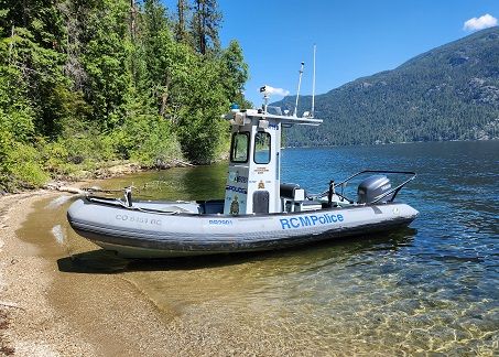 RCMP’s Christina Lake summer boat on patrol