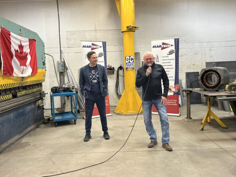 Conservatives Leader Pierre Poilievre tours Grand Forks
