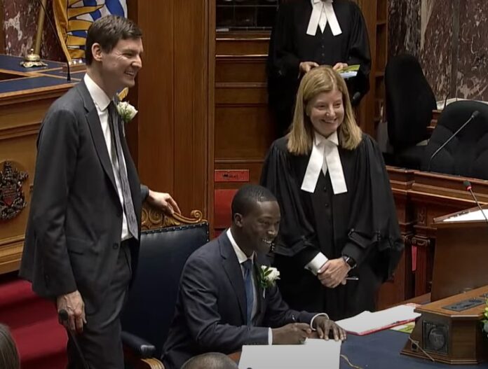 George Anderson sworn in