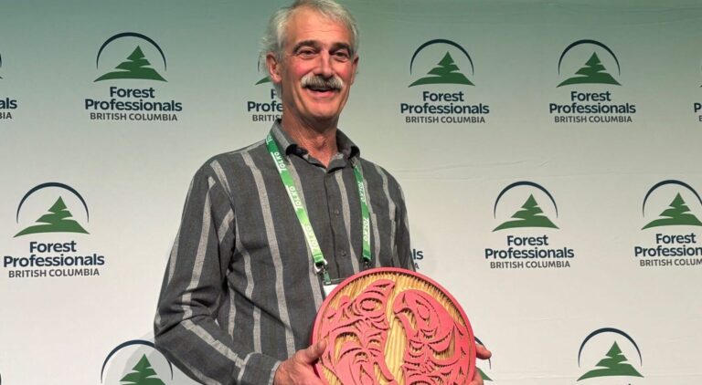 Grand Forks local honoured as distinguished forest professional