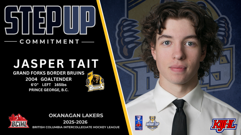Border Bruins’ Tait commits to BCIHL’s Lakers